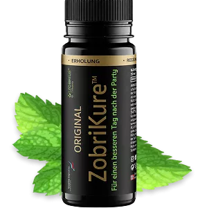 Entdecke unser Produkt ZobriKure – für einen besseren Tag danach – Party Recovery Shot